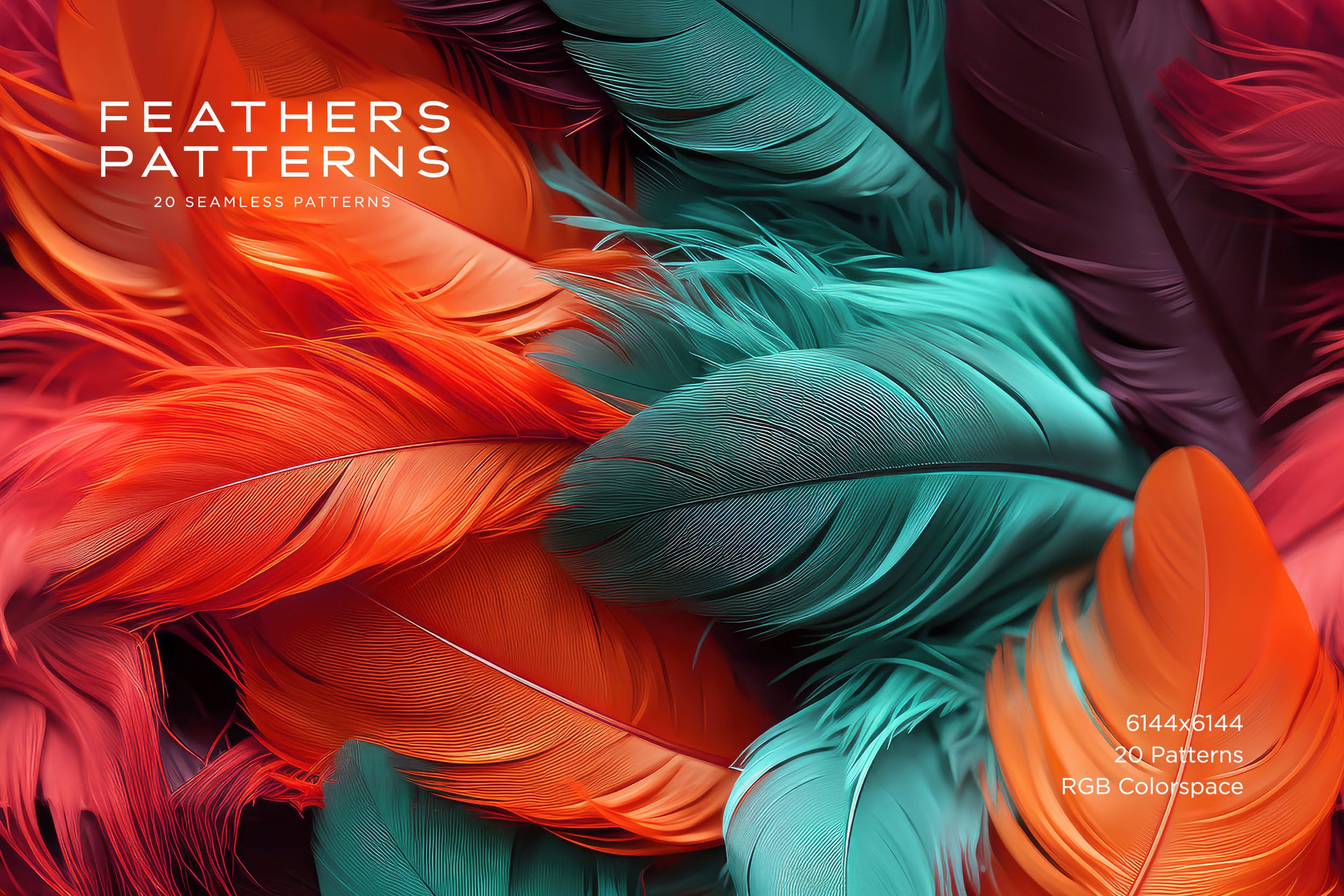 Feather Patterns: Seamless Patterns – RuleByArt