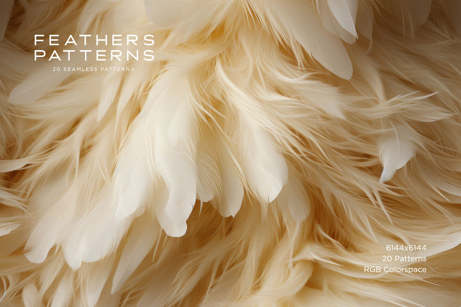 Feather Patterns: Seamless Patterns