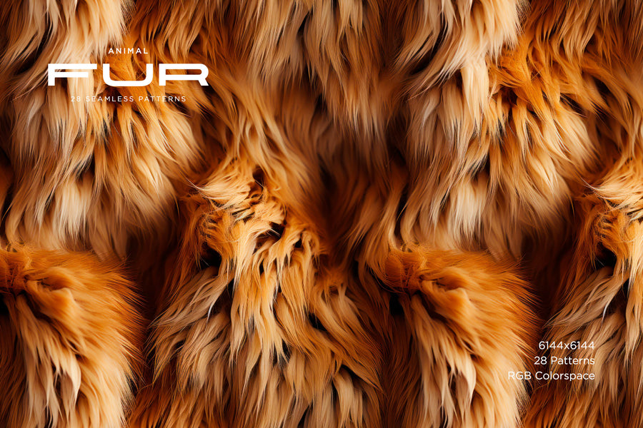 Animal Fur: 28 Seamless Patterns