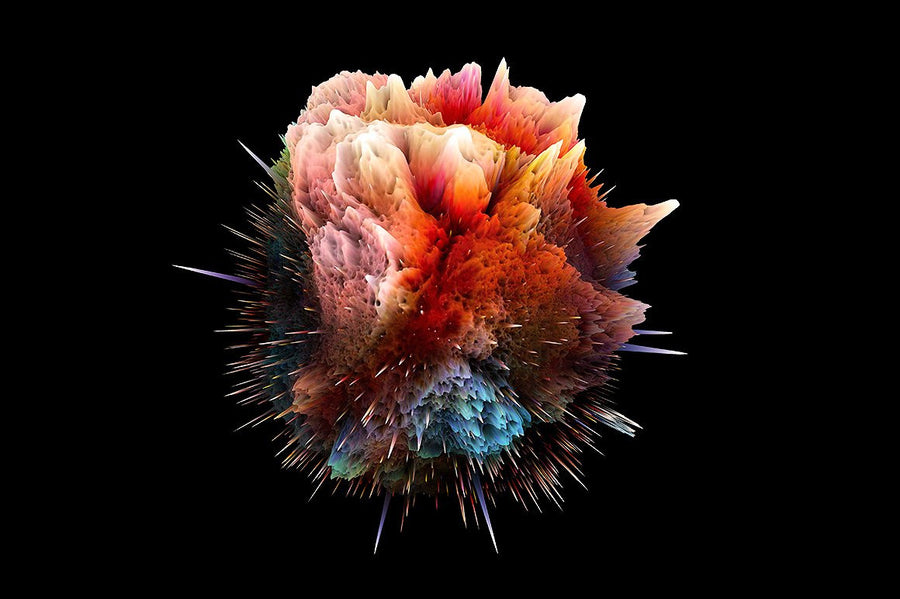 Big Bang Exploding Color Textures 2 - Collection - RuleByArt