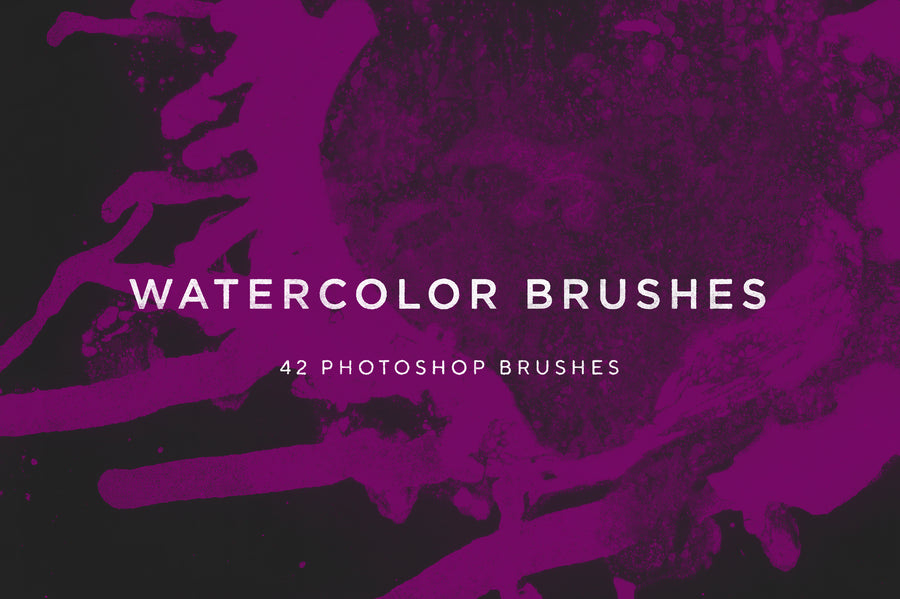 Watercolor Photoshop Brushes