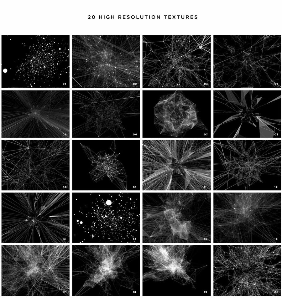 Synapse Network Background Textures - Collection - RuleByArt