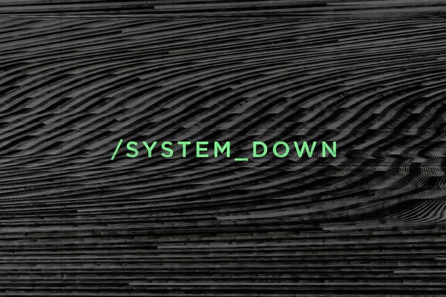 System Down Distortion Glitch Textures - Collection - RuleByArt