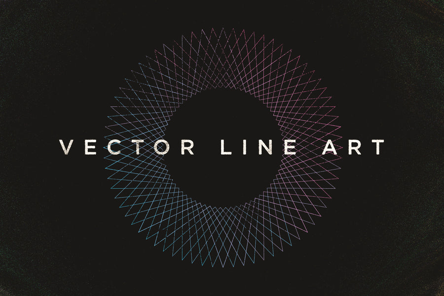 Free Vector Spiral Line Art - Collection - RuleByArt