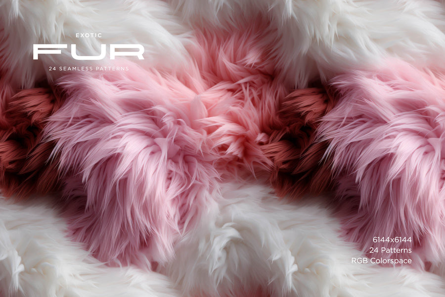 Exotic Fur: 24 Seamless Patterns