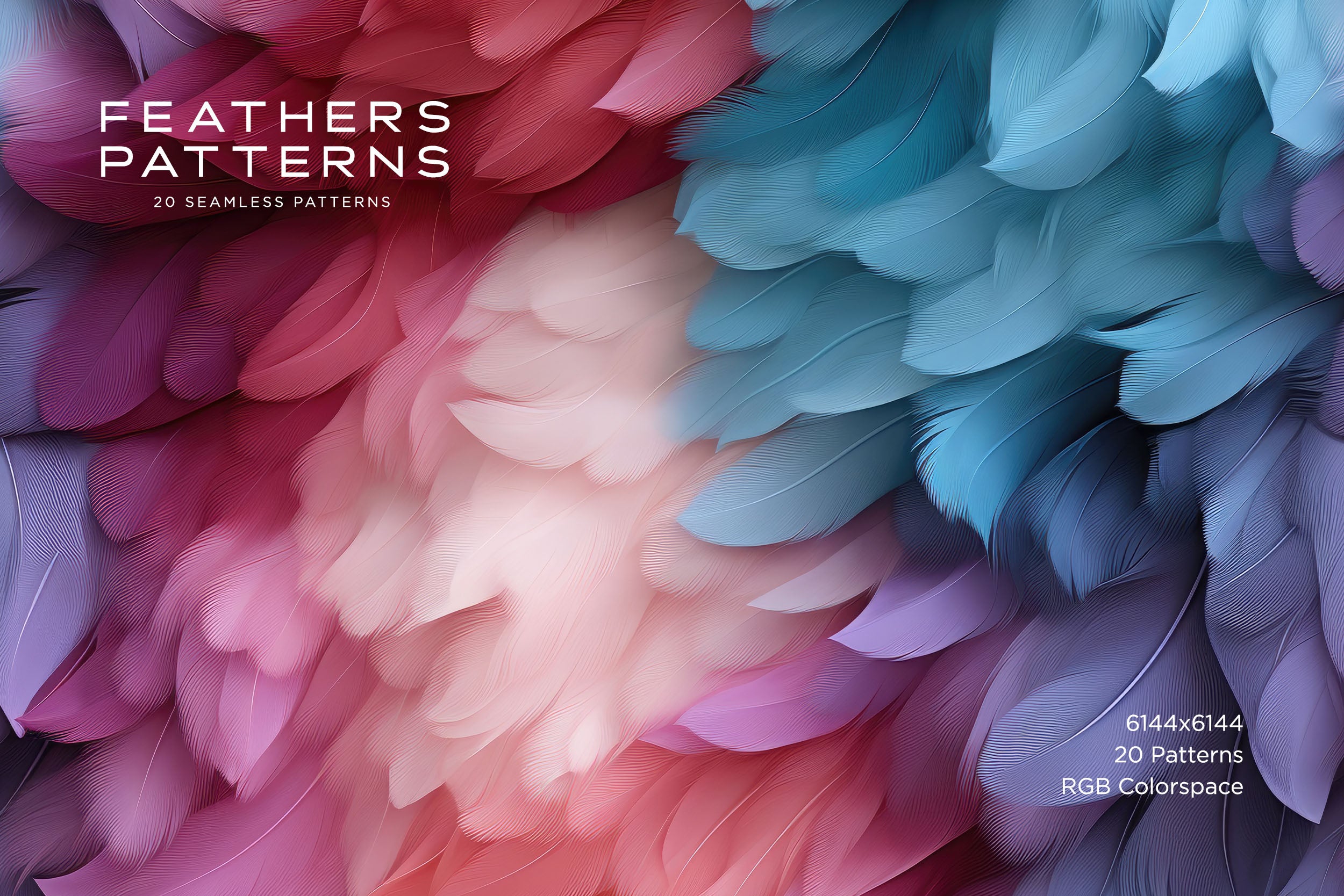 Feather Patterns: Seamless Patterns – RuleByArt