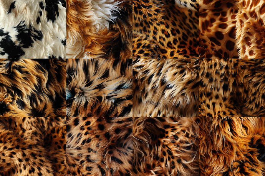 Animal Fur: 28 Seamless Patterns – RuleByArt