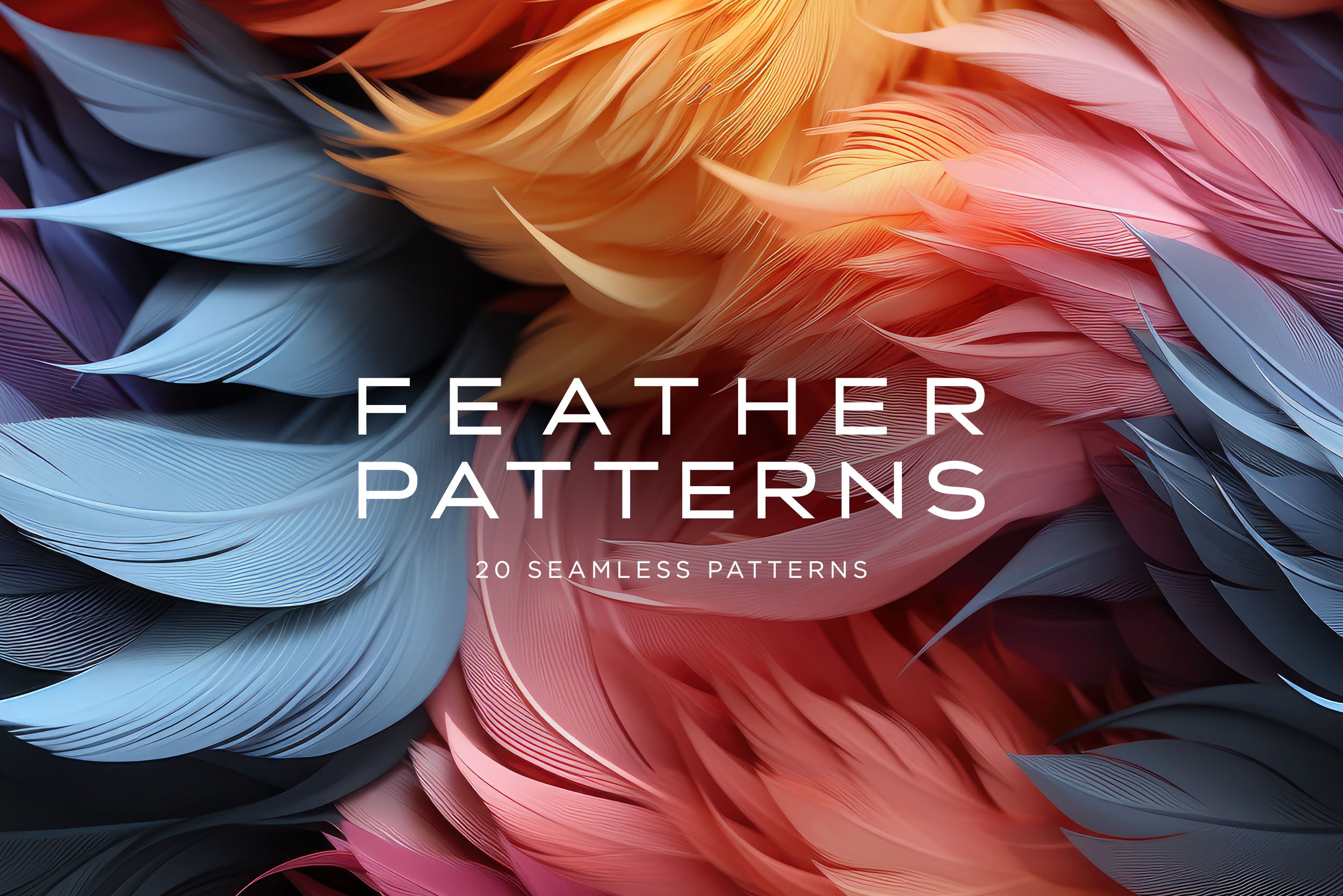 Feather Patterns: Seamless Patterns – RuleByArt