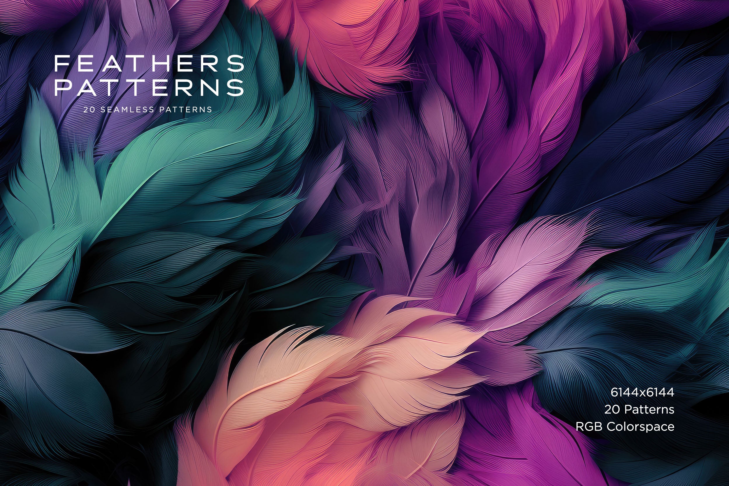 Feather Patterns: Seamless Patterns – RuleByArt
