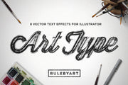 ArtType Illustrator Type Effects - Collection - RuleByArt