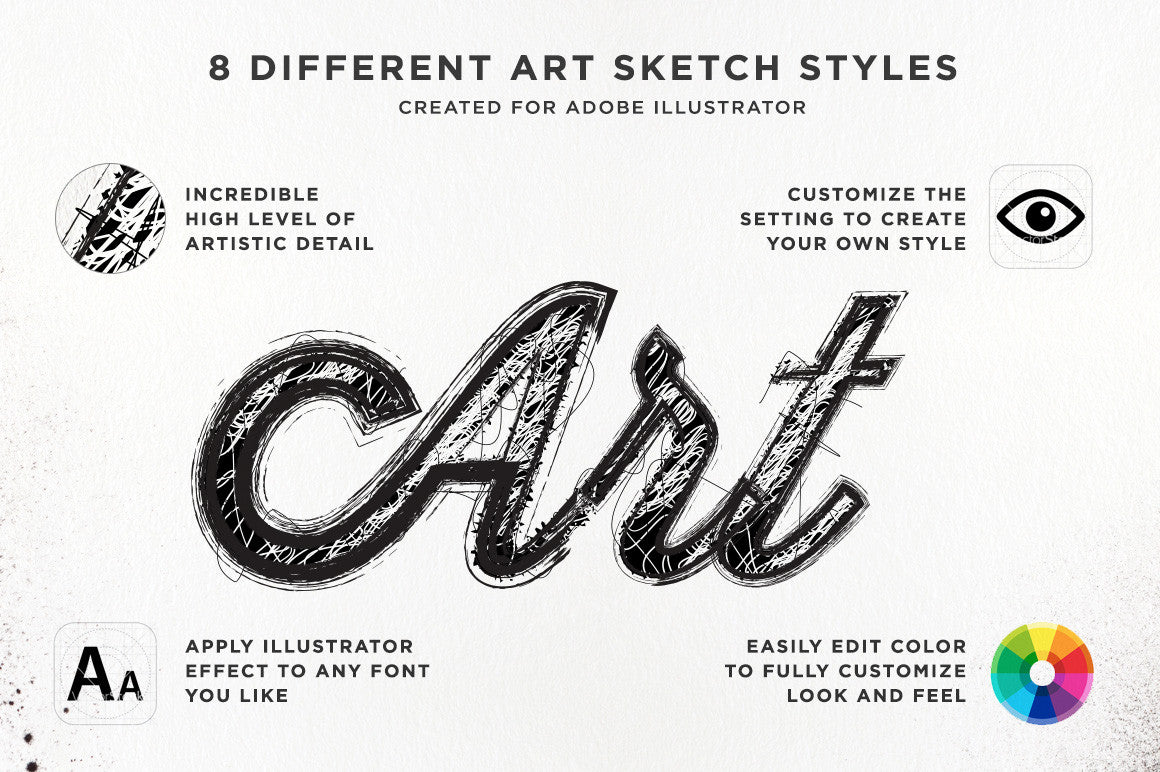 ArtType Illustrator Type Effects – RuleByArt