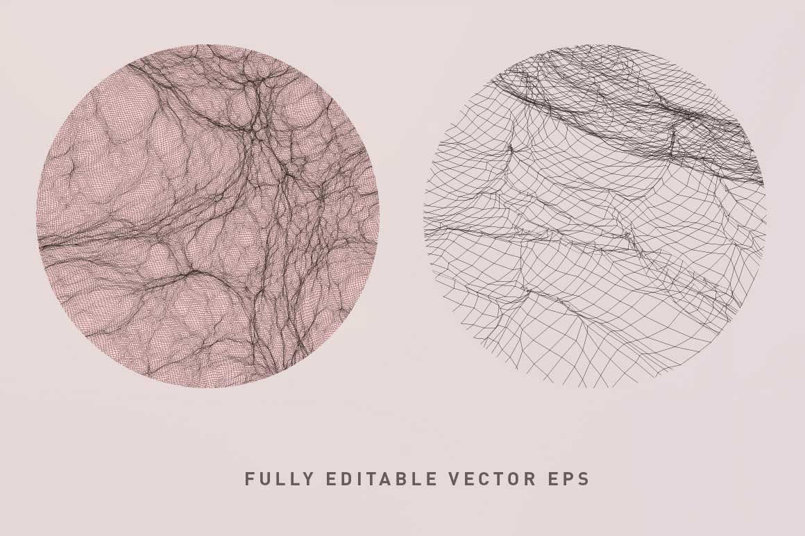 Digital Vector Waves – RuleByArt