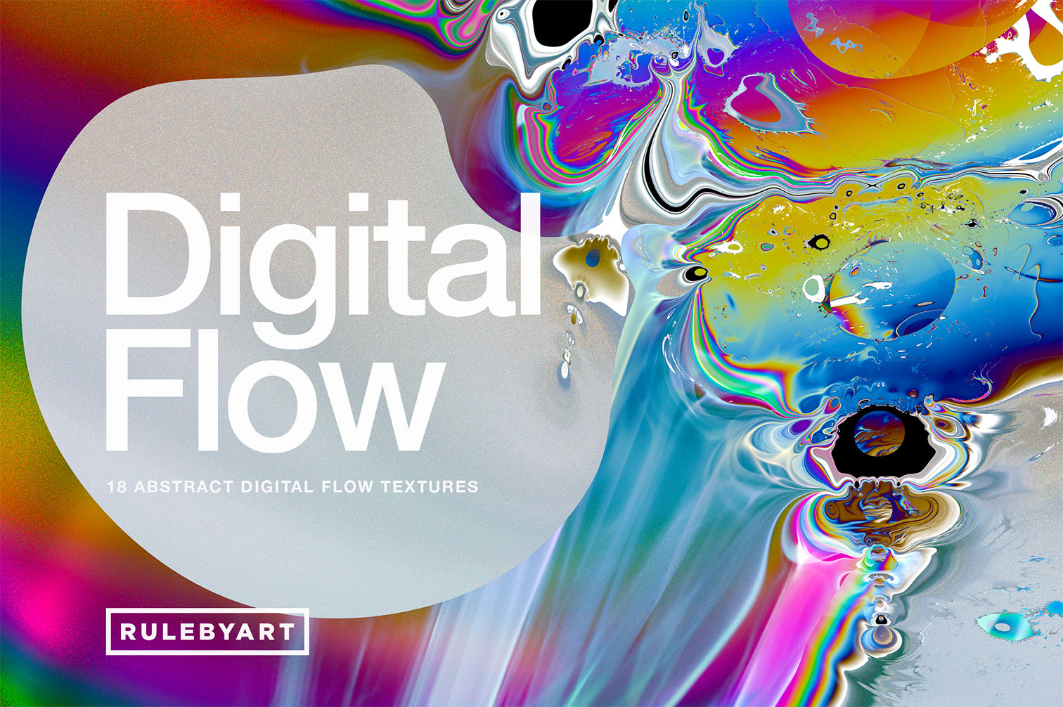 Digital Flow Abstract Digital Flow: 18 Abstract Textures – RuleByArt