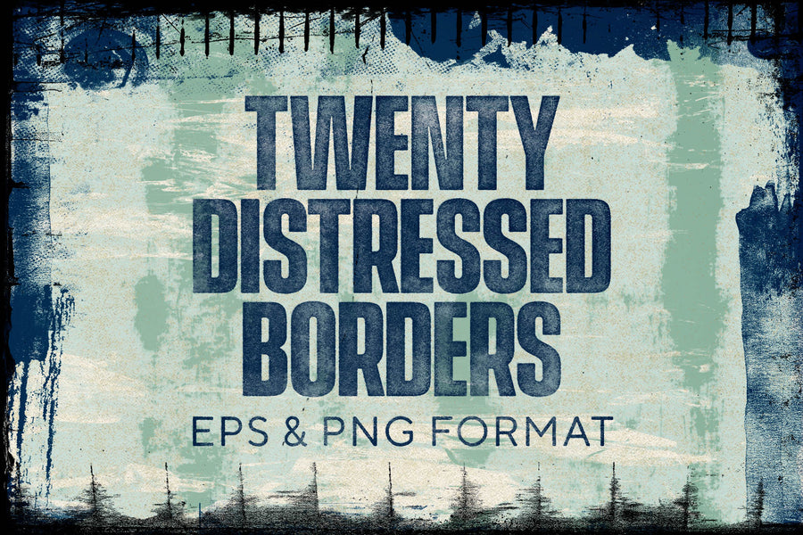 Distressed Grunge Borders