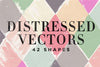 Distressed Vector Shapes - Collection - RuleByArt