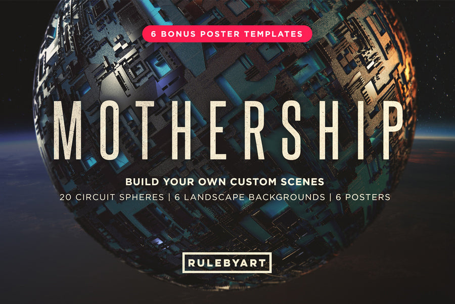 Mothership Circuit Spheres - Collection - RuleByArt