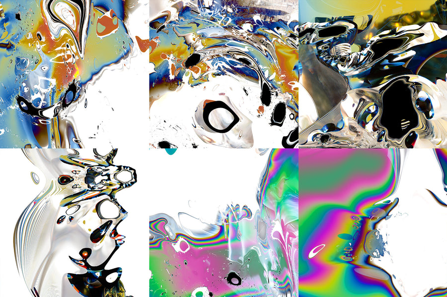 Digital Flow: 18 Abstract Textures