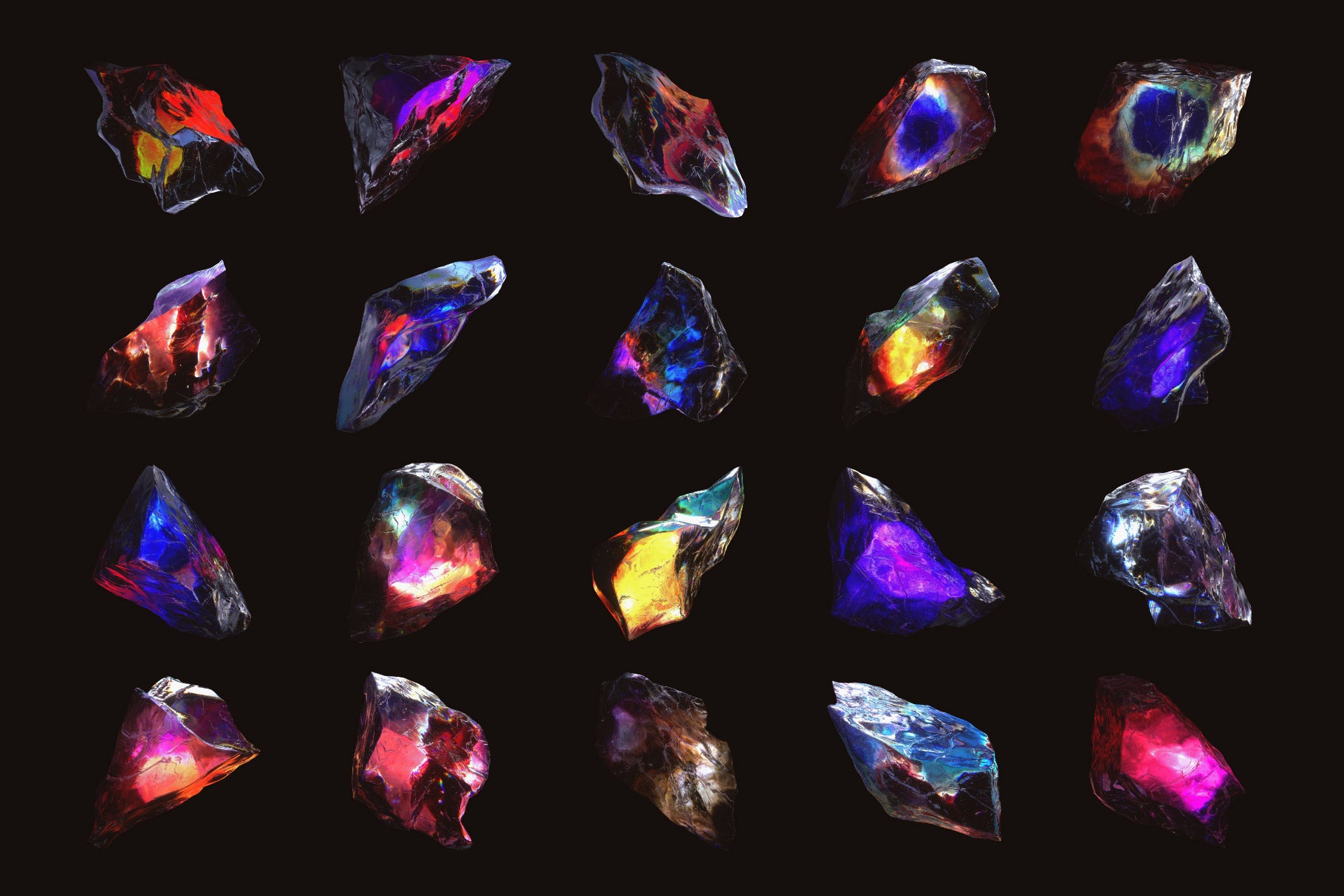 Crystalline: Galactic Crystals – RuleByArt