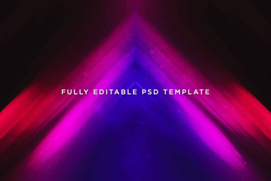 Pulse Abstract Light Photoshop Templates - Collection - RuleByArt