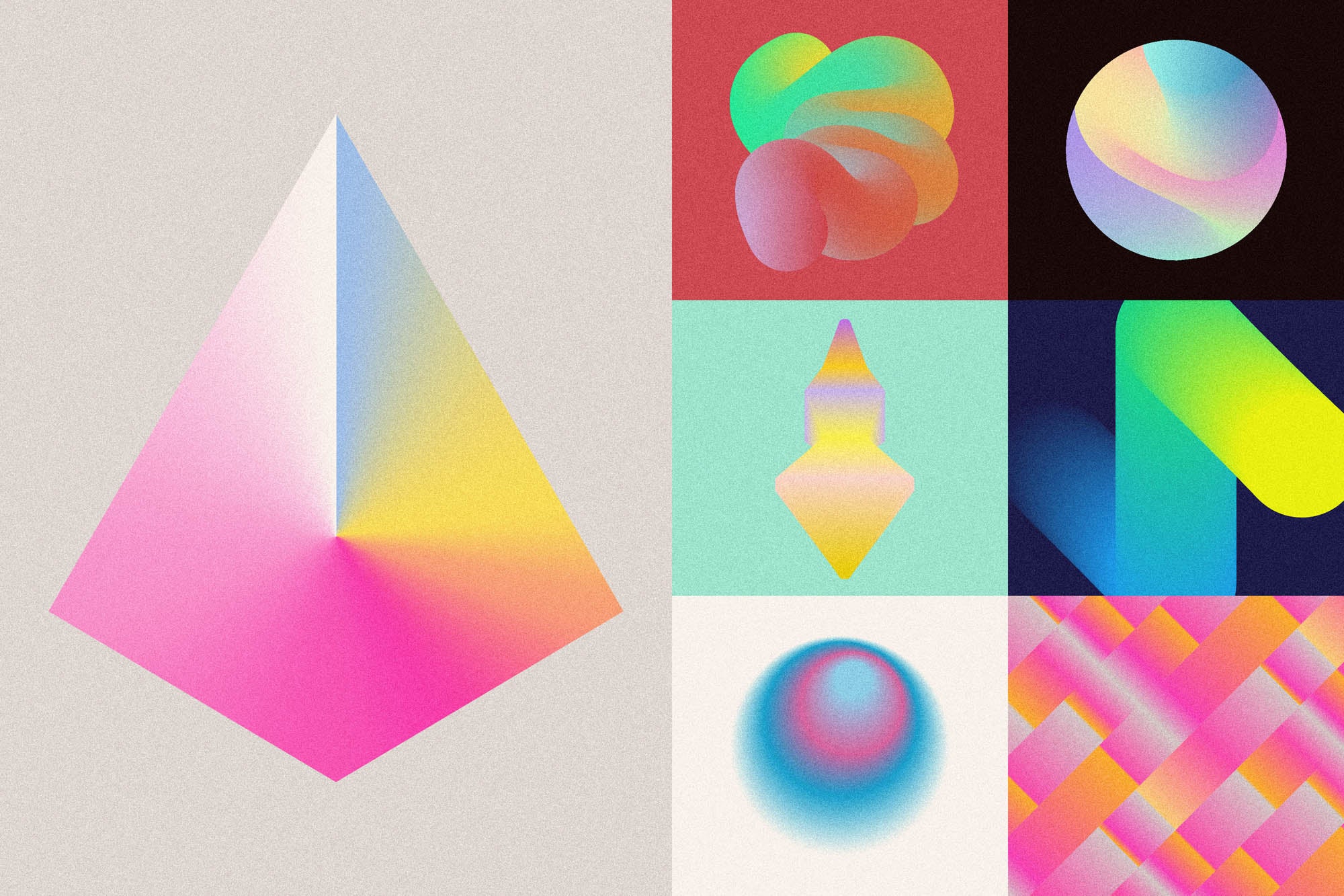 Blender 2: 160 Gradient Blend Shapes – RuleByArt