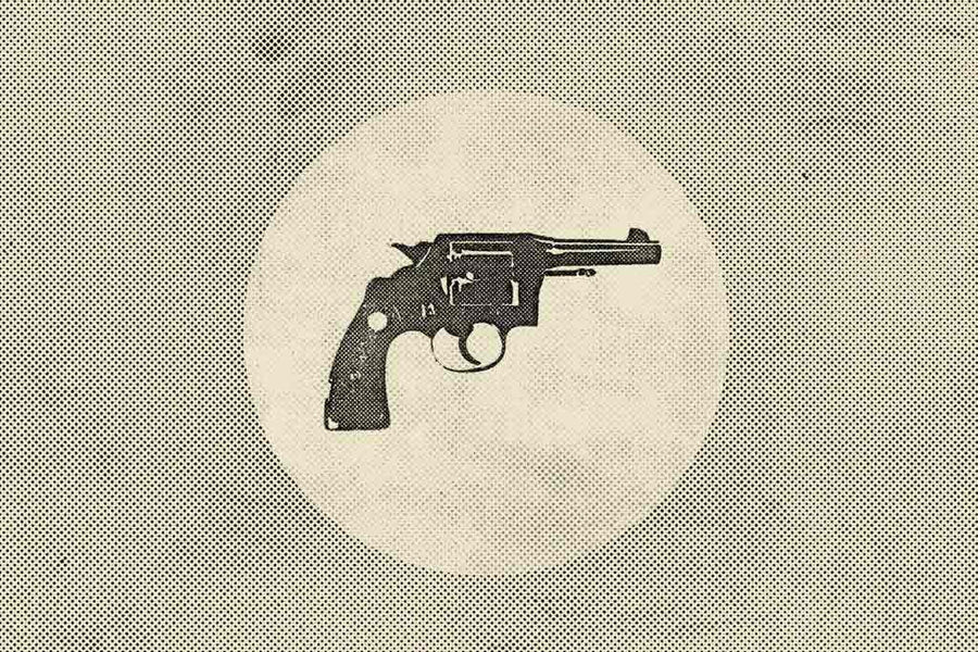 Vintage Handgun Vector Illustrations - Collection - RuleByArt