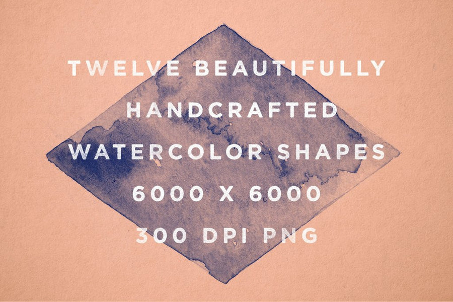 Watercolor Shapes Vol.2 - Collection - RuleByArt